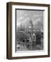 St Pauls Cathedral-Hablot Browne-Framed Art Print