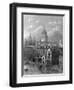 St Pauls Cathedral-Hablot Browne-Framed Art Print