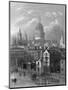 St Pauls Cathedral-Hablot Browne-Mounted Art Print