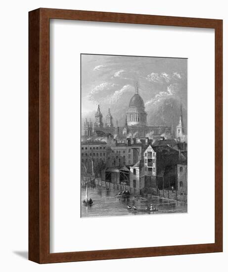 St Pauls Cathedral-Hablot Browne-Framed Art Print