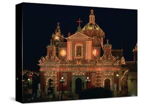 St Pauls Church, Rabat, Malta-Peter Thompson-Stretched Canvas