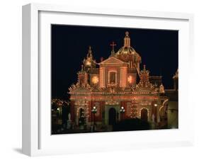 St Pauls Church, Rabat, Malta-Peter Thompson-Framed Photographic Print