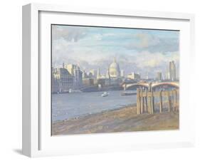 St Pauls from the South, 2010-Julian Barrow-Framed Giclee Print