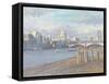 St Pauls from the South, 2010-Julian Barrow-Framed Stretched Canvas