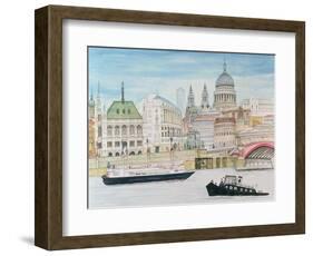 St. Pauls, London-Gillian Lawson-Framed Giclee Print