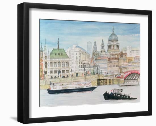 St. Pauls, London-Gillian Lawson-Framed Giclee Print