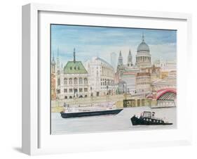 St. Pauls, London-Gillian Lawson-Framed Giclee Print