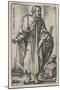 St. Peter, 1541-46 (Engraving)-Hans Sebald Beham-Mounted Giclee Print