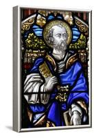 St. Peter, 19th century stained glass in St. John's Anglican church, Sydney-Godong-Framed Photographic Print