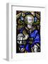 St. Peter, 19th century stained glass in St. John's Anglican church, Sydney-Godong-Framed Photographic Print