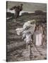 St. Peter and St. John Run to the Tomb, Illustration for 'The Life of Christ', C.1886-94-James Tissot-Stretched Canvas