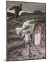 St. Peter and St. John Run to the Tomb, Illustration for 'The Life of Christ', C.1886-94-James Tissot-Mounted Giclee Print