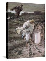 St. Peter and St. John Run to the Tomb, Illustration for 'The Life of Christ', C.1886-94-James Tissot-Stretched Canvas