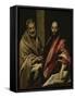 St. Peter and St. Paul, between 1587 and 1592-El Greco-Framed Stretched Canvas