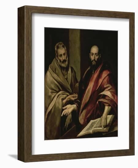 St. Peter and St. Paul, between 1587 and 1592-El Greco-Framed Giclee Print