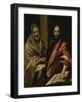 St. Peter and St. Paul, between 1587 and 1592-El Greco-Framed Giclee Print