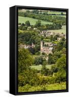 St. Peter and St. Paul Church in Blockley, a Traditional Village in the Cotswolds, Gloucestershire-Matthew Williams-Ellis-Framed Stretched Canvas