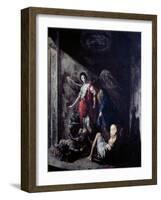 St Peter Being Freed by the Angel-Johann Heinrich Schonfeld-Framed Giclee Print