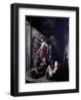 St Peter Being Freed by the Angel-Johann Heinrich Schonfeld-Framed Giclee Print