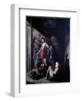 St Peter Being Freed by the Angel-Johann Heinrich Schonfeld-Framed Giclee Print