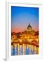 St. Peter Cathedral Rome Italy-null-Framed Premium Giclee Print