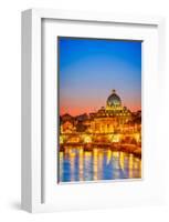 St. Peter Cathedral Rome Italy-null-Framed Art Print