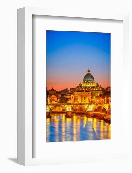 St. Peter Cathedral Rome Italy-null-Framed Art Print