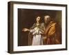 St. Peter Delivered by an Angel (Oil on Canvas)-Filippo Vitale-Framed Giclee Print