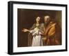 St. Peter Delivered by an Angel (Oil on Canvas)-Filippo Vitale-Framed Giclee Print