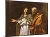 St. Peter Delivered by an Angel (Oil on Canvas)-Filippo Vitale-Mounted Giclee Print