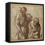 St Peter Denies Christ-Pier Francesco Mola-Framed Stretched Canvas