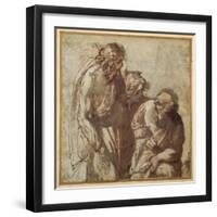 St Peter Denies Christ-Pier Francesco Mola-Framed Giclee Print