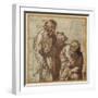 St Peter Denies Christ-Pier Francesco Mola-Framed Giclee Print