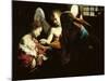 St Peter Healing St Agatha-Giovanni Lanfranco-Mounted Giclee Print
