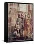 St. Peter Healing the Sick with His Shadow-Masaccio-Framed Stretched Canvas