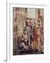 St. Peter Healing the Sick with His Shadow-Masaccio-Framed Giclee Print