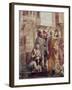 St. Peter Healing the Sick with His Shadow-Masaccio-Framed Giclee Print