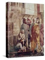 St. Peter Healing the Sick with His Shadow-Masaccio-Stretched Canvas