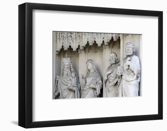 St. Peter holding a key, Maria am Gestade church (Mary at the Shore), Austria-Godong-Framed Photographic Print