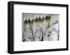 St. Peter holding a key, Maria am Gestade church (Mary at the Shore), Austria-Godong-Framed Photographic Print