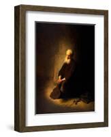 St. Peter in Prison, 1631-Rembrandt van Rijn-Framed Giclee Print