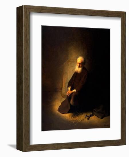 St. Peter in Prison, 1631-Rembrandt van Rijn-Framed Giclee Print