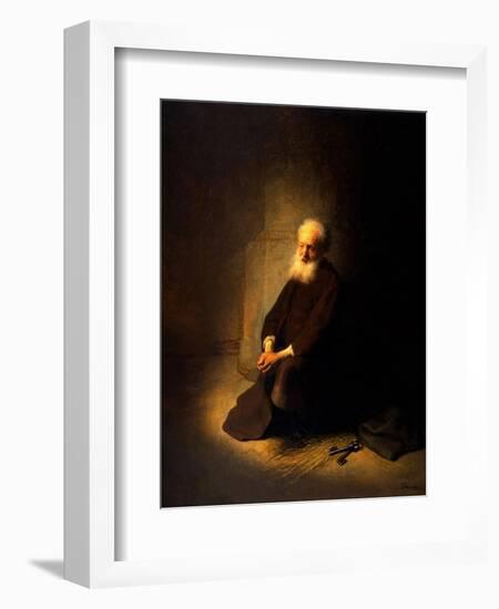 St. Peter in Prison, 1631-Rembrandt van Rijn-Framed Giclee Print