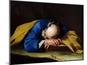 St. Peter or St. Jerome Sleeping, c.1735-39-Giuseppe Antonio Petrini-Mounted Giclee Print
