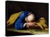 St. Peter or St. Jerome Sleeping, c.1735-39-Giuseppe Antonio Petrini-Stretched Canvas