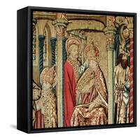 St. Peter Placing the Papal Tiara on the Head of St. Clement, from 'The Life of St. Peter'-French-Framed Stretched Canvas