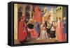 St Peter Preaching the Gospel to St Mark-Giovanni Da Fiesole-Framed Stretched Canvas