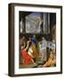 St. Peter Resurrecting the Widow Tabitha, 1652-Henri Testelin-Framed Giclee Print