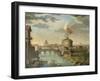 St. Peter's and the Castel Sant Angelo, Rome-null-Framed Giclee Print