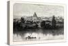 St. Peter's and the Vatican from the Tiber Banks Rome-null-Stretched Canvas